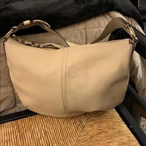 Coach Pebble Leather Hobo Shoulder Bag